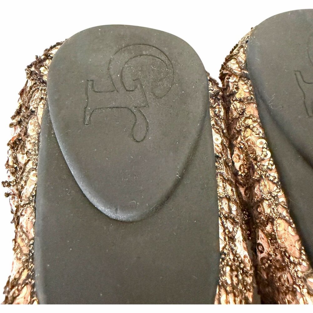 Cocorose London Foldable Ballet Flats EU 38 / 39 US 7‎ / 8 Brown and Rose Glam - Picture 6 of 8